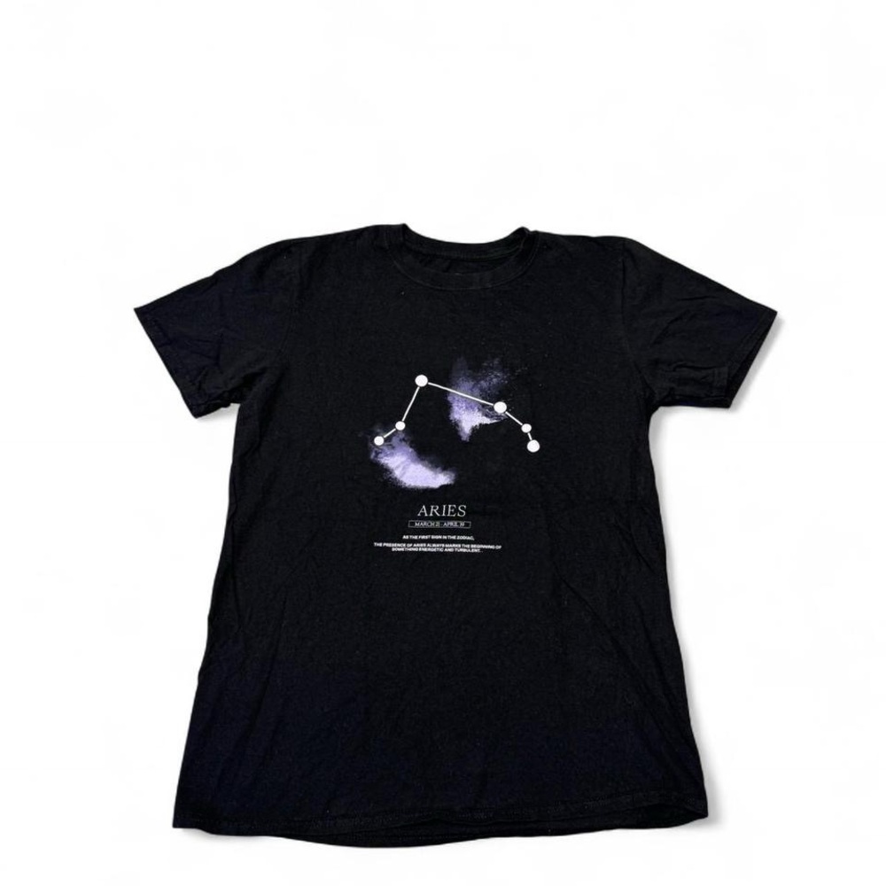 Gunna hip hop rapper wunna album merch horoscope Aries tee black M mens